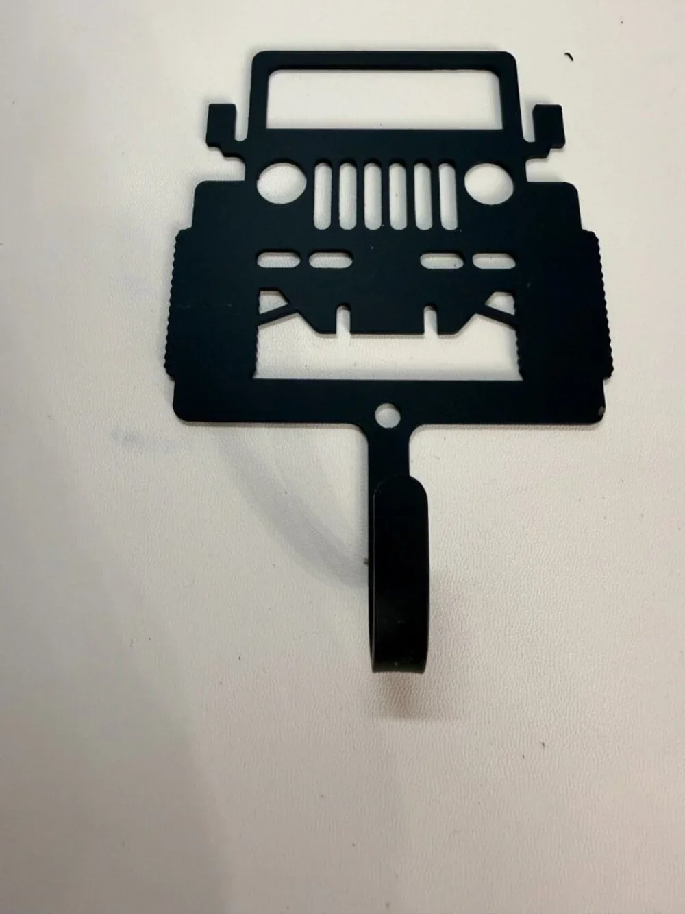 Wrought Iron Jeep Wall Hook Small 3.5